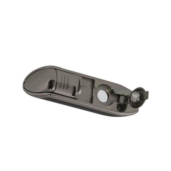 Bey Berk International Bey-Berk International C501 Torch Lighter with Punch Cutter in a Gun Metal & Anodized Case; Black C501